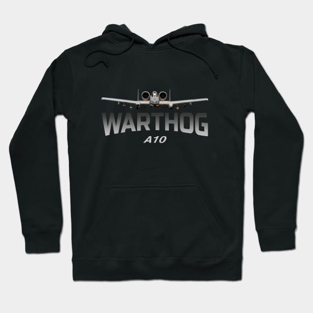 A-10 Warthog Thunderbolt II Jet Fighters Hoodie by Jose Luiz Filho